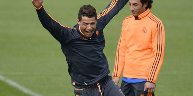 Ronaldo 'Menggila' di Sesi Latihan Jelang Jamu Dortmund