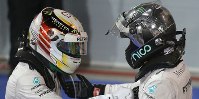 Sengit Lawan Rosberg, Hamilton Juarai F1 GP Bahrain