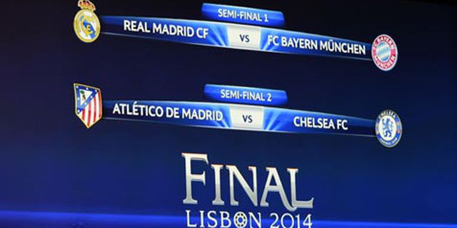 Jadwal Semifinal Liga Champions