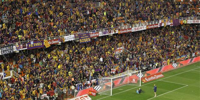 Kalah di Final, Fans Barca Rusak Fasilitas Stadion