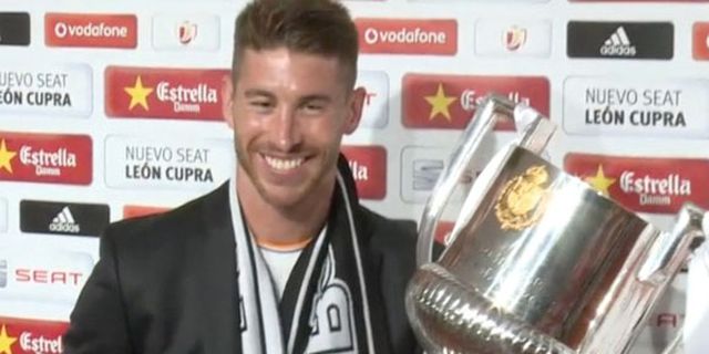 Sergio Ramos Hampir Jatuhkan Trofi Copa Lagi