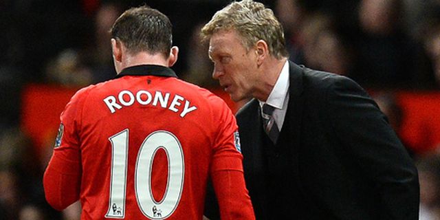 Moyes Dipecat, Rooney Mengamuk Pada Rekan-rekannya