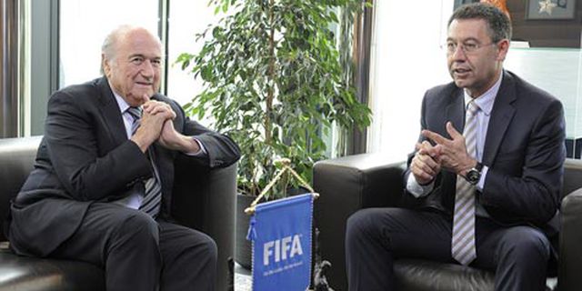 Barca Datangi Blatter di Markas FIFA Untuk Negosiasi