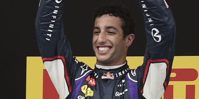 Ricciardo Lega Akhirnya Raih 'Podium Sungguhan'