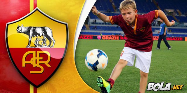 Aksi Totti Junior di Olimpico Aksi Totti Junior di Olimpico