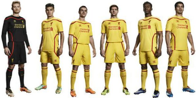 Liverpool Rilis Jersey Away 2014-2015