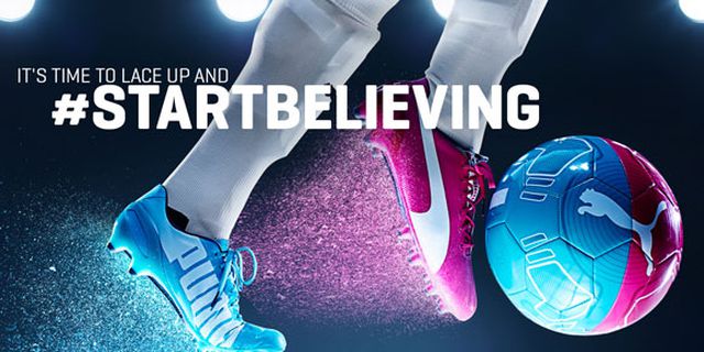Detail Sepatu Dua Warna Bintang Puma di Piala Dunia 2014 Detail Sepatu Dua Warna Bintang Puma di Piala Dunia 2014