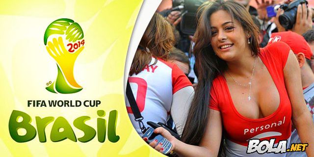 Larissa Riquelme Permak Bodi Demi Piala Dunia