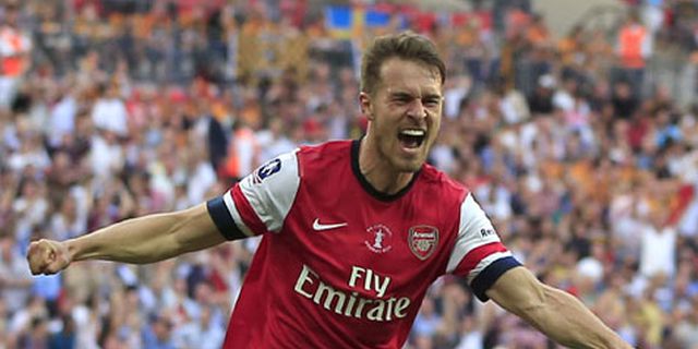 Cetak Gol Kemenangan, Ramsey Emosional