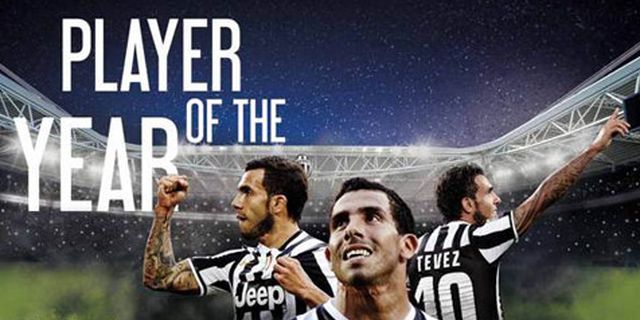 Tevez Terima Penghargaan Terbaik Juventus 2013/14