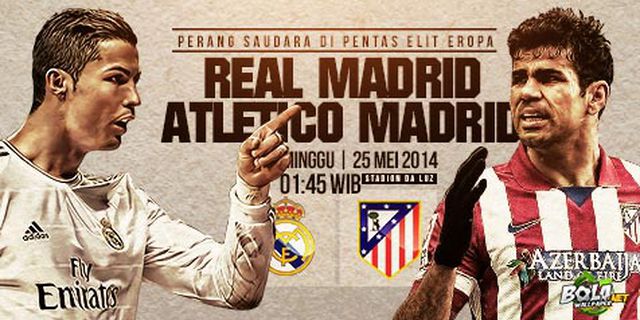 Preview: Real Madrid vs Atletico, Perang Saudara