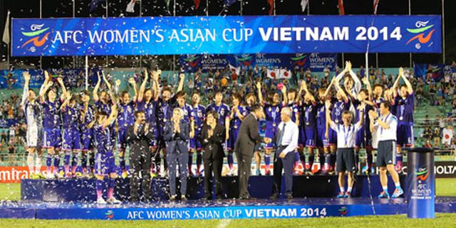 Sikat Australia, Jepang Sabet Trofi Piala Asia Wanita 2014