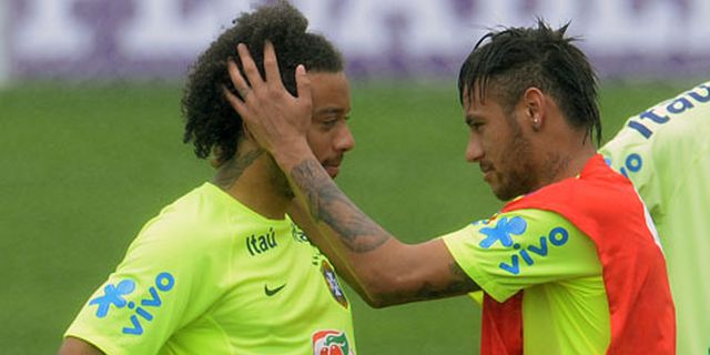 Brasil Latihan Perdana, Neymar Fit 