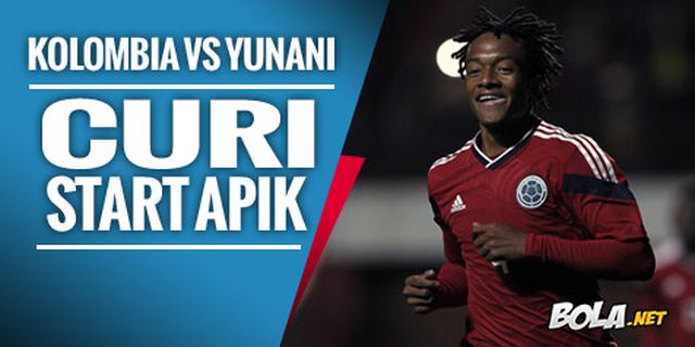 Preview: Kolombia vs Yunani, Curi Start Apik Preview: Kolombia vs Yunani, Curi Start Apik