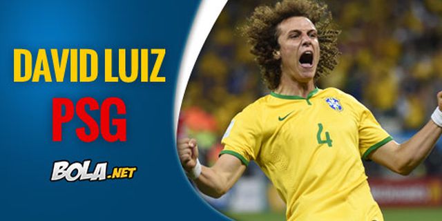 Gabung PSG, David Luiz Jadi Bek Termahal