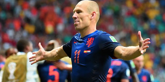 Hancurkan Spanyol, Robben Tak Mau Jemawa