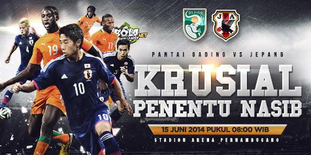 Preview: Pantai Gading vs Jepang, Otot vs Kecepatan