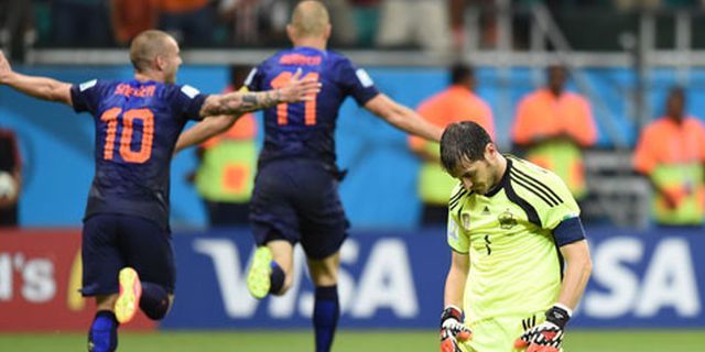 Reaksi Media Usai Spanyol Dirajam Belanda
