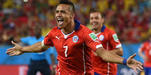 Alexis Sanchez Dobrak Sejarah Chile