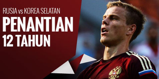 Preview: Rusia vs Korea Selatan, Penantian 12 Tahun