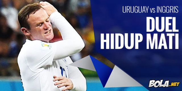Preview: Uruguay vs Inggris, Duel Hidup Mati