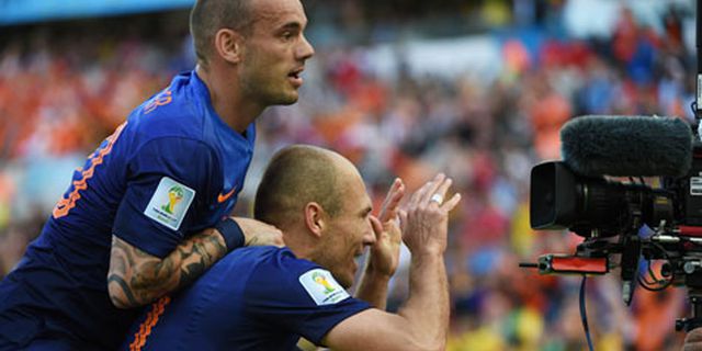 Robben Sebut Belanda Main Jelek, Sneijder Puji Australia
