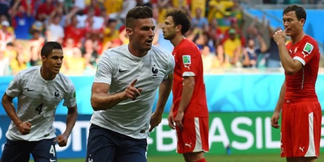 Infografis: 100 Gol Prancis di Piala Dunia