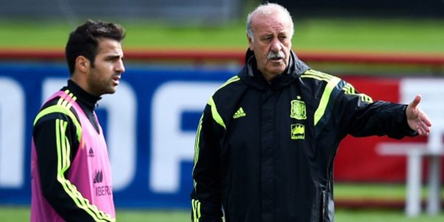 Del Bosque 'Usir' Fabregas dari Sesi Latihan Spanyol 