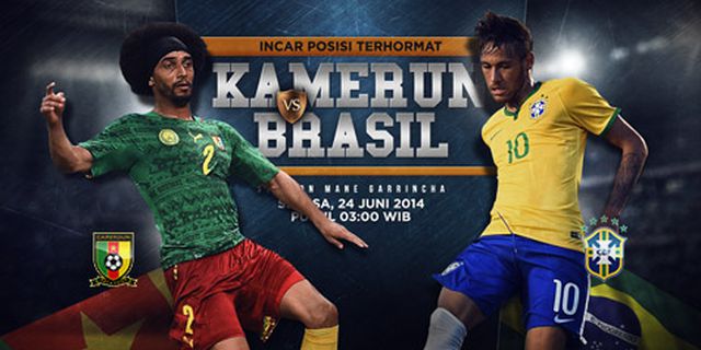 Preview: Kamerun vs Brasil, Tradisi Juara Grup