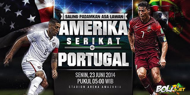 Line-up: Amerika Serikat vs Portugal