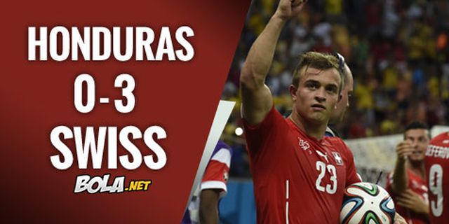 Review: Hattrick Shaqiri Loloskan Swiss ke 16 Besar