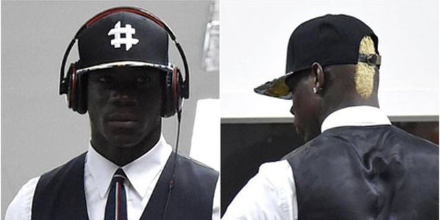 Balotelli Muncul dengan Gaya Rambut Anyar 