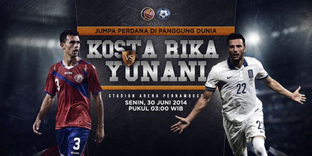 Preview: Kosta Rika vs Yunani, Sambut Sejarah Baru