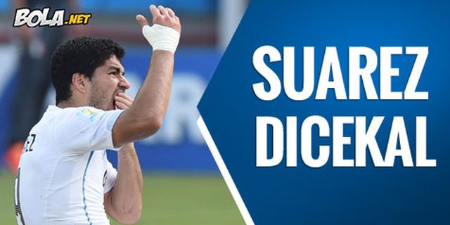 Suarez Memang Bantah Gigit Chiellini