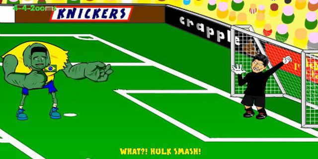 Drama Adu Penalti Brasil-Chile Dijadikan Kartun Kocak