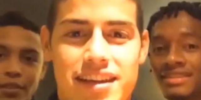 Video: James Rodriguez Kerjai Rekan Setim di Kolombia