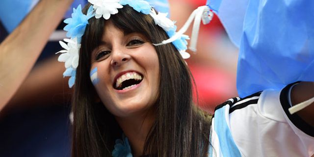 Galeri Suporter: Argentina vs Belgia Galeri Suporter: Argentina vs Belgia