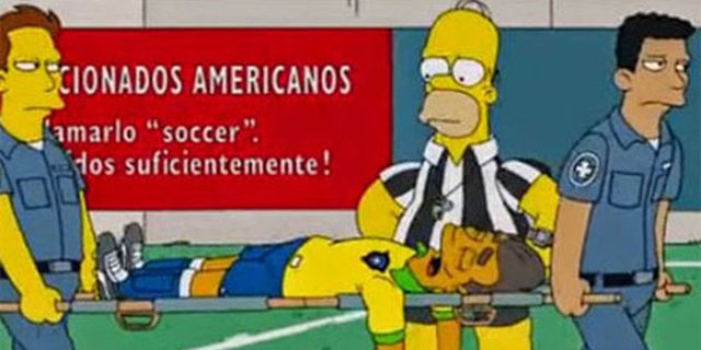 The Simpsons Ramalkan Cedera Parah Neymar, Brasil Geger