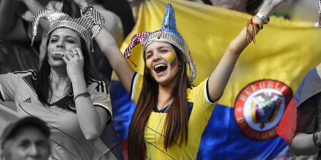 Suporter Jelita Piala Dunia 2014: Kolombia