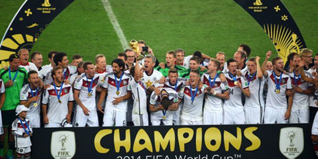 Juarai Piala Dunia, Penggawa Jerman Berbagi Kegembiraan di Sosmed