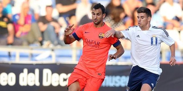 Debut 2014/15, Barca Jinakkan Recreativo Huelva