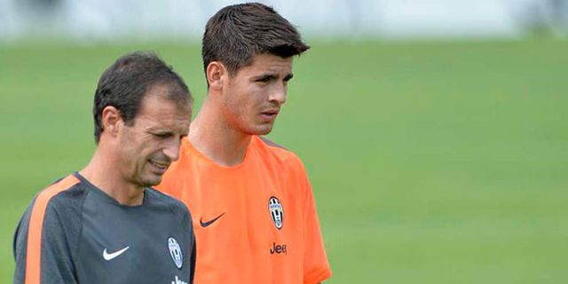 Sesi Perdana Juventus-Allegri-Morata Sesi Perdana Juventus-Allegri-Morata