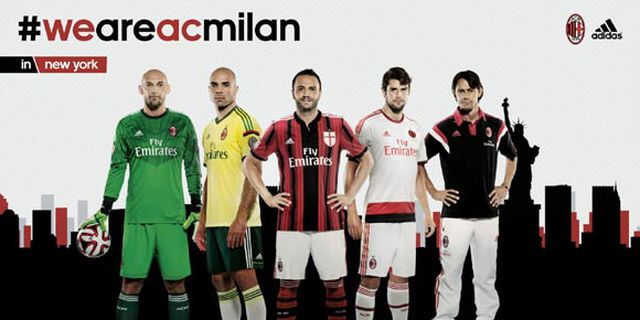 Detail Jersey Away AC Milan 2014-15