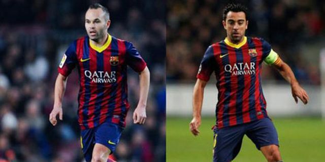 Xavi Bertahan, Iniesta Bahagia