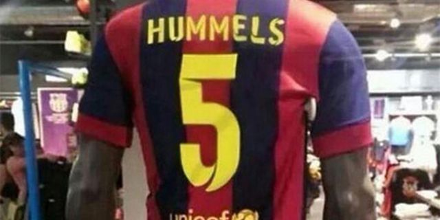 Jersey Barca Mats Hummels Beredar di Spanyol Jersey Barca Mats Hummels Beredar di Spanyol