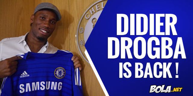 Chelsea Ungkap Nomor Punggung Drogba