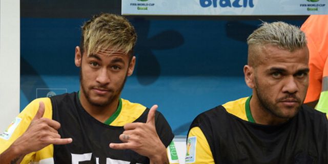 Dunga Kecam Aksi Cat Rambut Alves & Neymar 