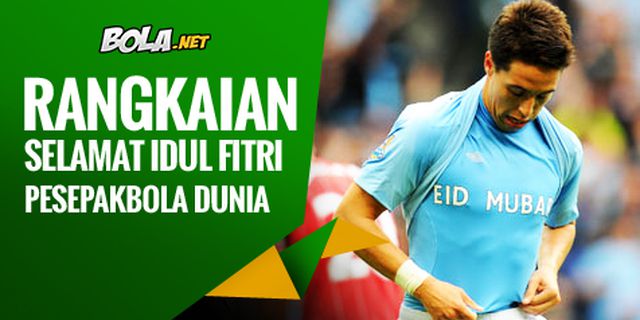 Rangkaian Selamat Idul Fitri dari Pesepakbola Dunia 