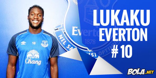 Nomor 10 Everton Jadi Milik Lukaku