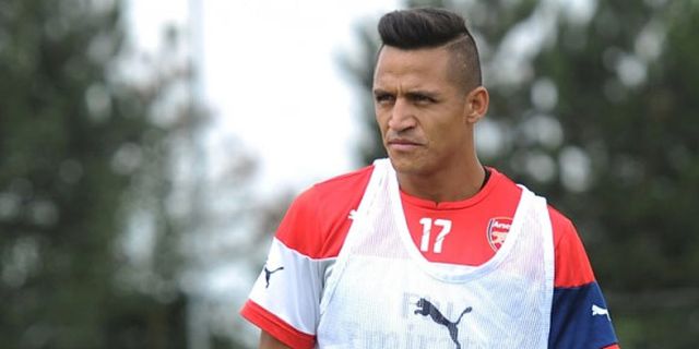 Latihan Perdana Alexis Sanchez di Arsenal